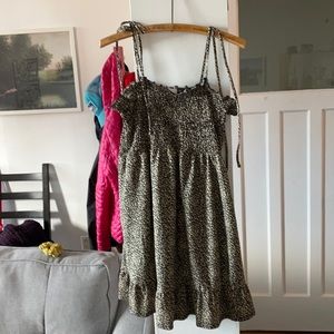 TOPSHOP LEOPARD DRESS
